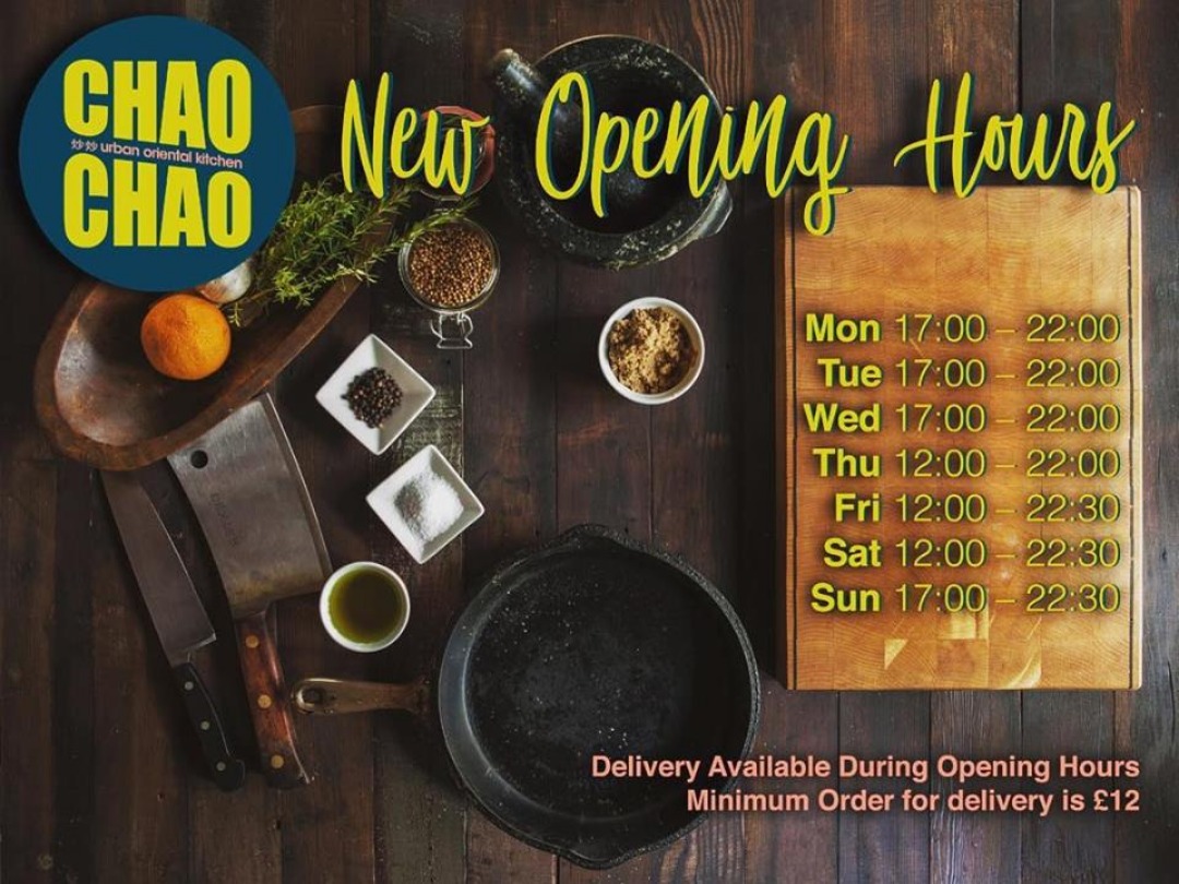 ***NEW OPENING HOURS***